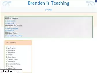 brendenisteaching.com