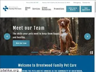 brentwoodfamilypetcare.com