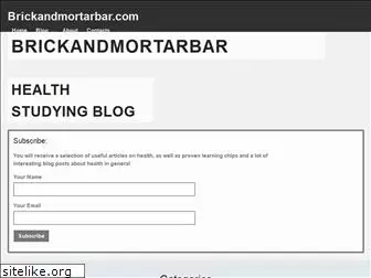brickandmortarbar.com