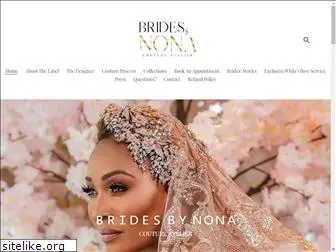bridesbynona.com