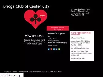 bridgeclubofcentercity.com