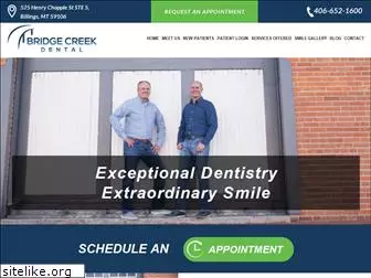 bridgecreekdental.com