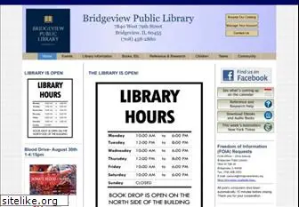bridgeviewlibrary.org