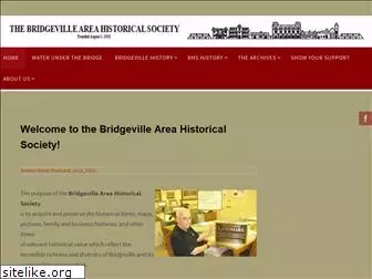 bridgevillehistory.org