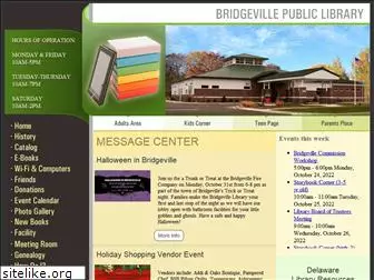 bridgevillelibrary.com