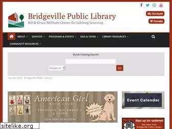 bridgevillelibrary.org