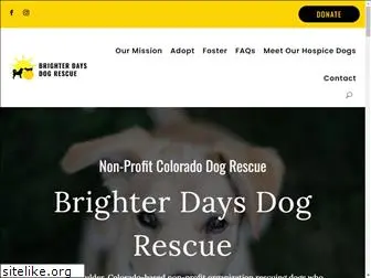 brighterdaysdogrescue.com