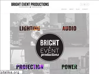 brighteventproductions.com