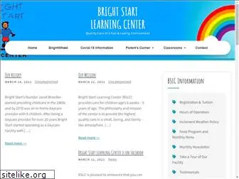 brightstartlearningcenter.org