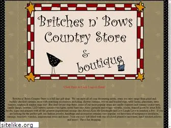 britchesnbowscountrystore.com