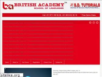 britishacademyindia.in