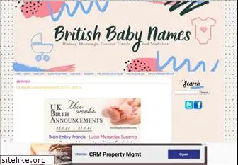 britishbabynames.com