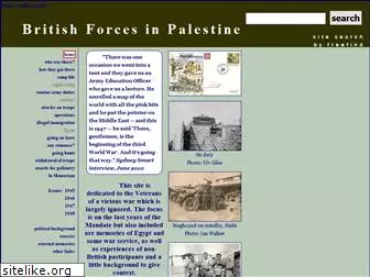 britishforcesinpalestine.org