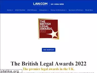 britishlegalawards.com