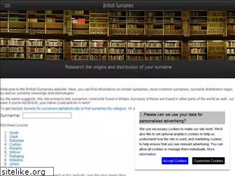 britishsurnames.co.uk