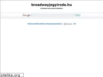 broadwayjegyiroda.hu