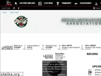 brockminorhockey.com