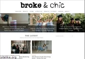 brokeandchic.com