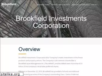 brookfieldinvestmentcorp.com