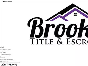brookstitle.com