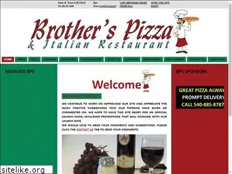 brotherspizzastaunton.com