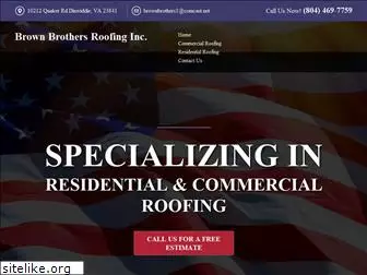 brownbrothersroofingrva.com