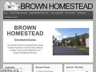 brownhomestead.com