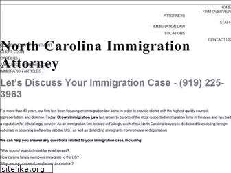 brownimmigrationnc.com