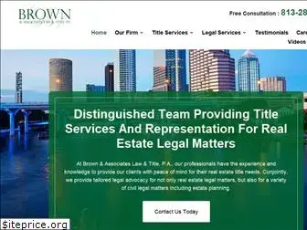 brownlawandtitle.com