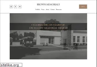 brownmemorials.com