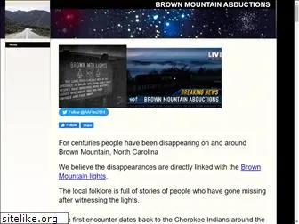 brownmountainabductions.com