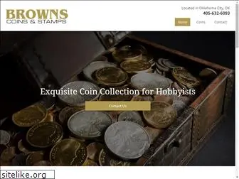 brownscoinandstamps.com