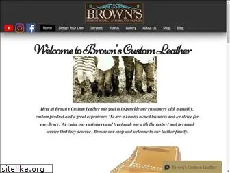 brownscustomleather.com