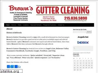 brownsguttercleaning.com