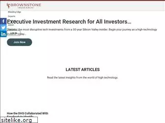 brownstoneresearch.com