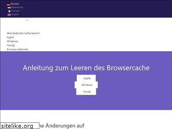 browser-cache-leeren.de