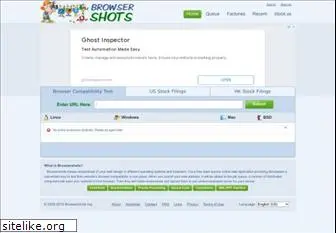 www.browsershots.org website price