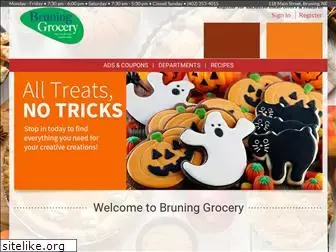 bruninggrocery.com