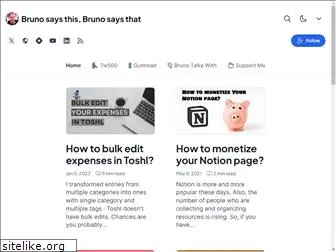 brunosays.com