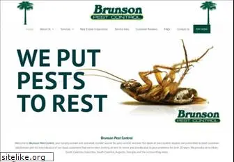 brunsonpestcontrol.com