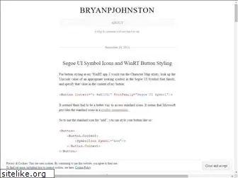 bryanpjohnston.com