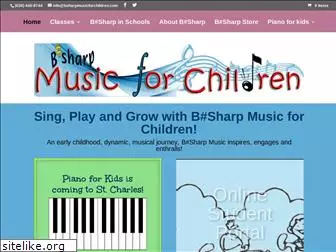 bsharpmusicforchildren.com