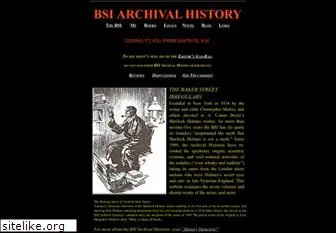 bsiarchivalhistory.org