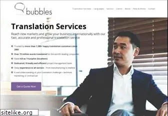 bubblestranslation.com