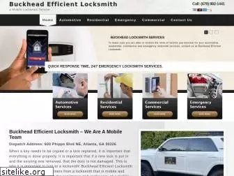 buckheadefficientlocksmith.com