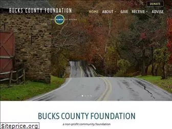 buckscountyfoundation.org