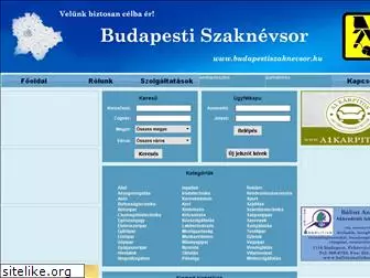 budapestiszaknevsor.hu