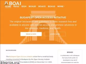 budapestopenaccessinitiative.org