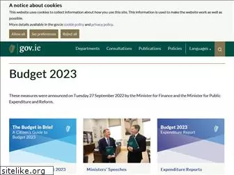 budget.gov.ie