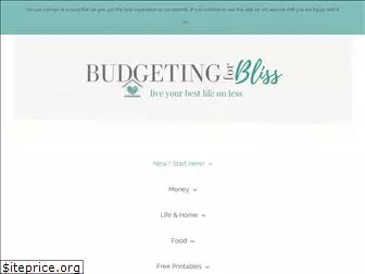 budgetingforbliss.com